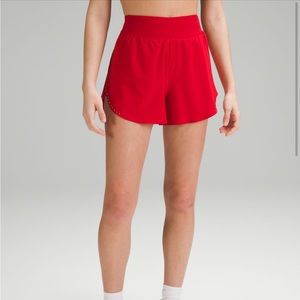 Lululemon fast and free reflective classic fit high rise short- 3in inseam